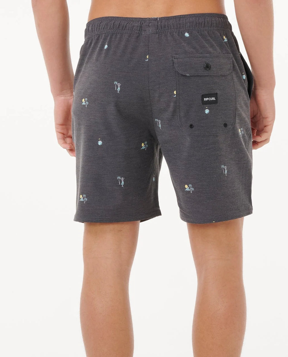 Rip Curl Men's Skelly Breach 18" Volley Boardshort - Black - Sun Diego Boardshop