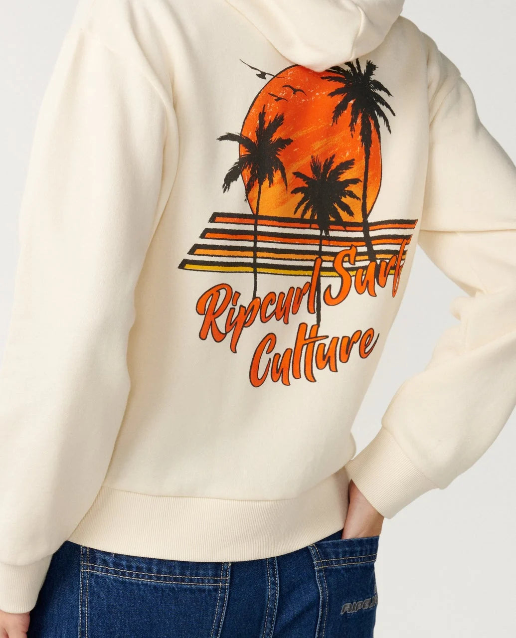 Rip Curl Women's Surf Culture Standard Zip Thru - Bone - Sun Diego Boardshop