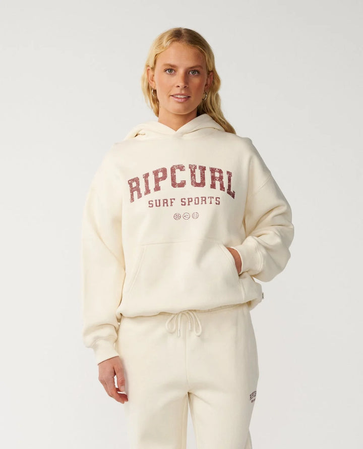 Rip Curl Women's Varsity Sports O/S Hood - Bone