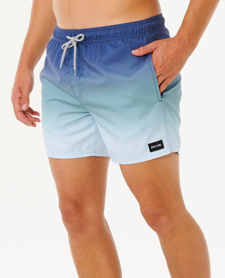 Rip Curl Offset Fade Volley Boardshort - Light Navy