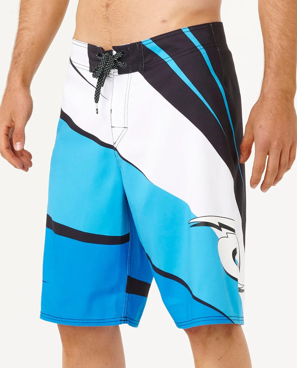 Rip Curl Men's Mick Fanning Icons Of Surf 22" Boardshort - Black/Blue - Sun Diego Boardshop