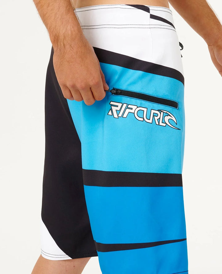 Rip Curl Men's Mick Fanning Icons Of Surf 22" Boardshort - Black/Blue - Sun Diego Boardshop