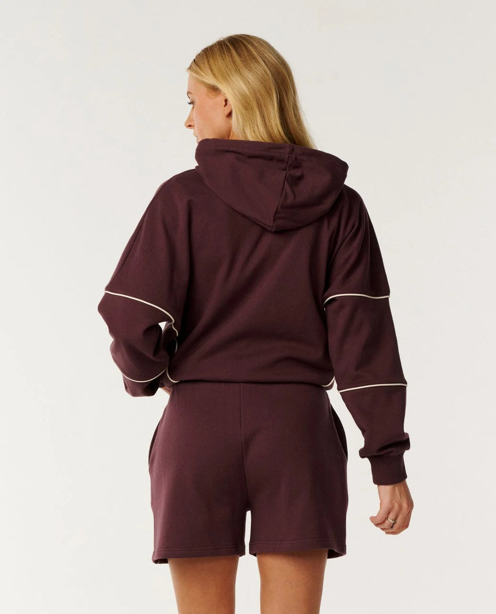 Rip Curl Women's Since 1969 Drop Shoulder Zip Through - Fudge - Sun Diego Boardshop