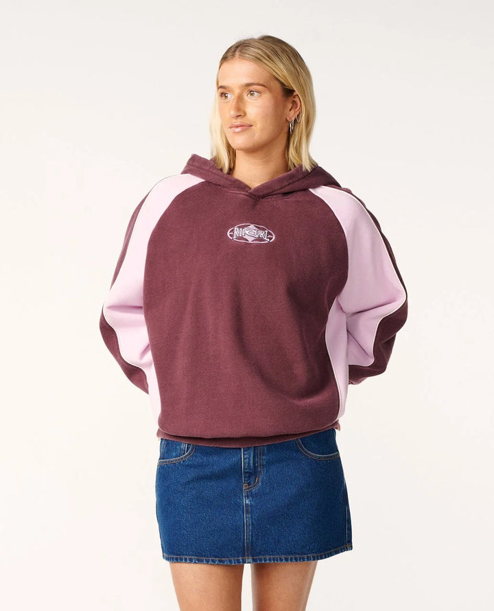 Rip Curl Women's Wild Current Spliced Hood - Fudge - Sun Diego Boardshop