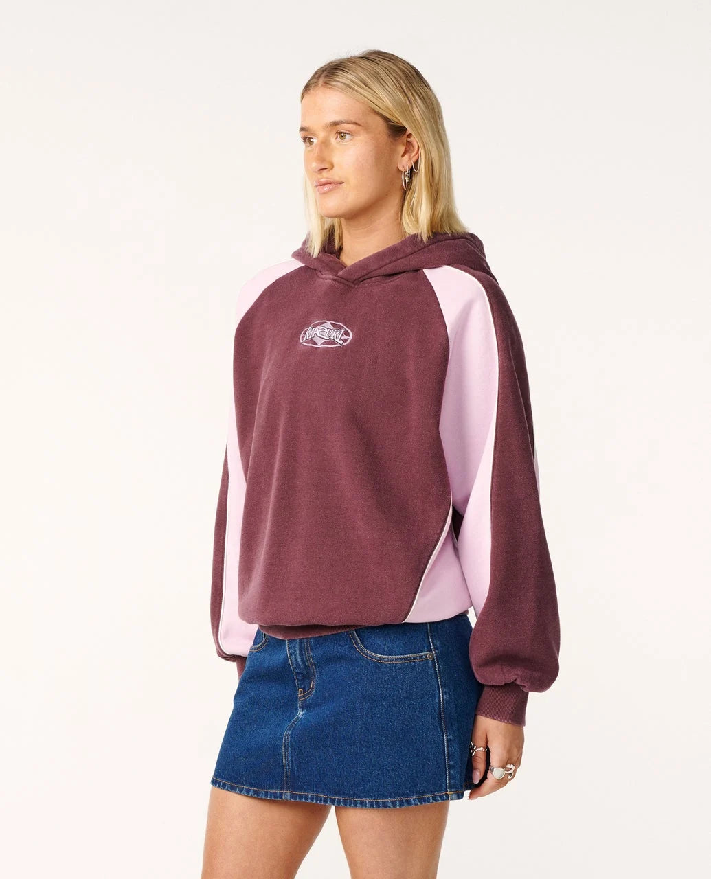 Rip Curl Women's Wild Current Spliced Hood - Fudge - Sun Diego Boardshop