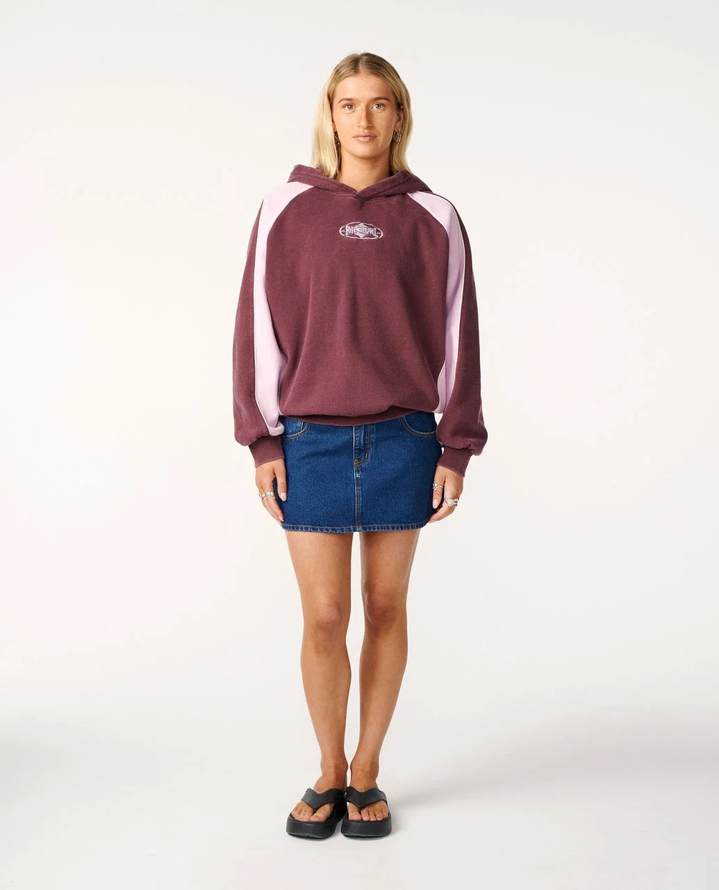 Rip Curl Women's Wild Current Spliced Hood - Fudge - Sun Diego Boardshop