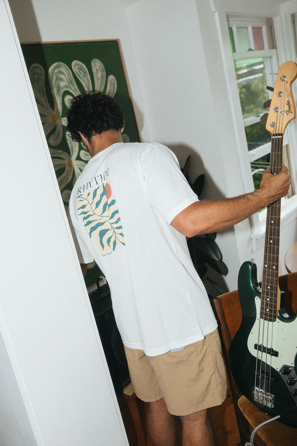 Rhythm Fern Vintage Short Sleeve T-Shirt - Vintage White - Sun Diego Boardshop