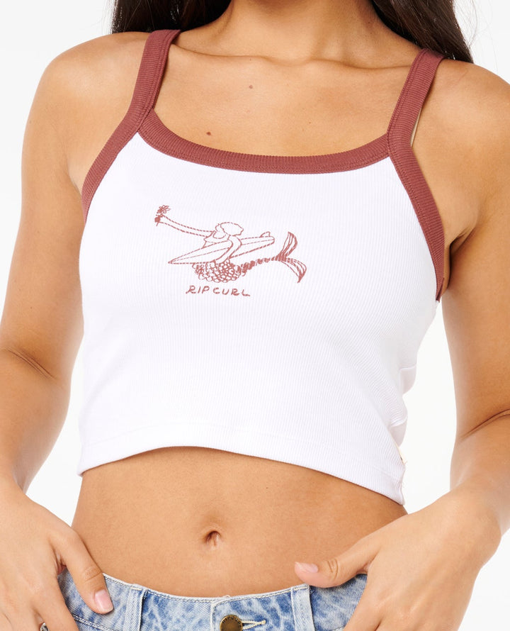 Rip Curl Artist Of The Search Tank - Optical White 3262