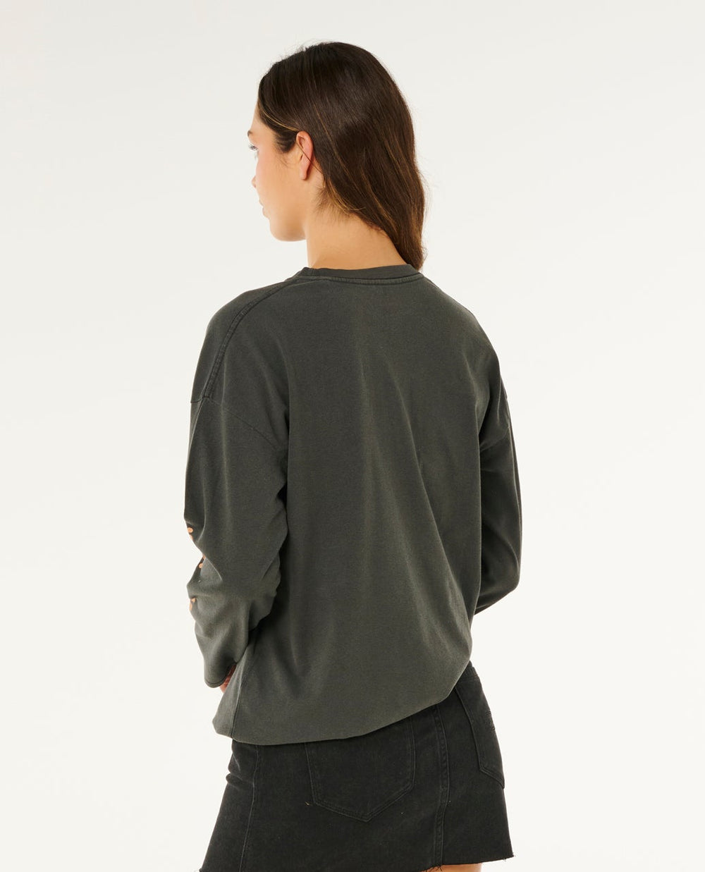 Rip Curl Pacific Coast Heritage Long Sleeve Tee - Washed Black 8264 - Sun Diego Boardshop