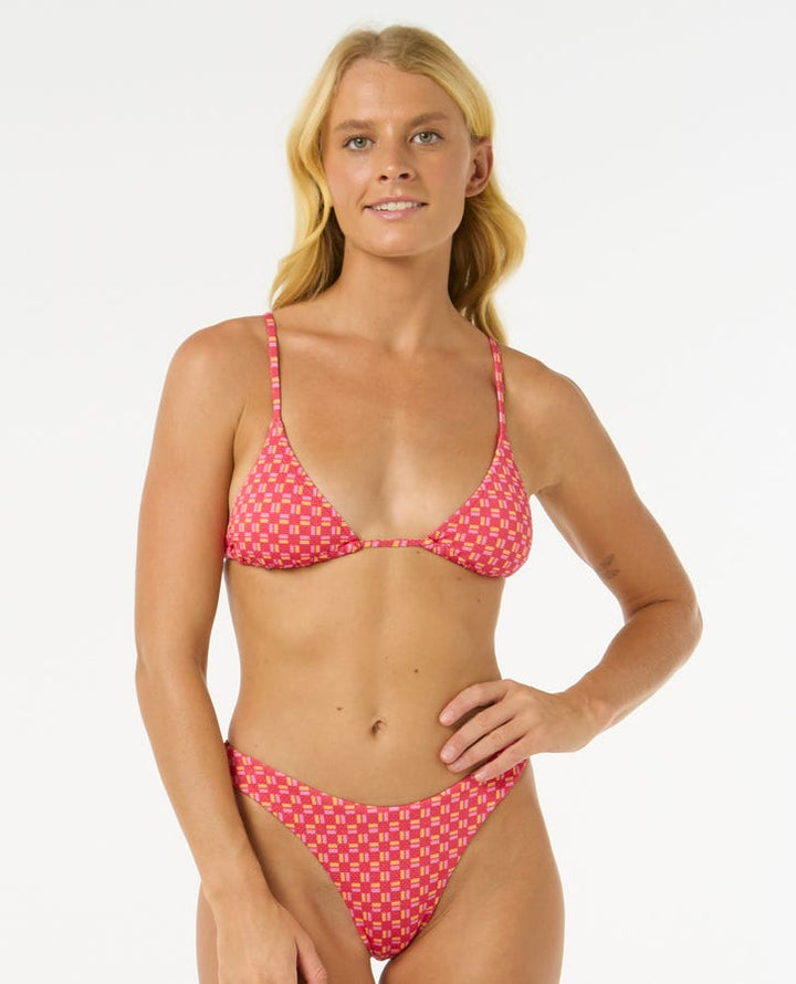 Rip Curl Shell Cove Sliding Triangle Bikini Top - RED - Sun Diego Boardshop