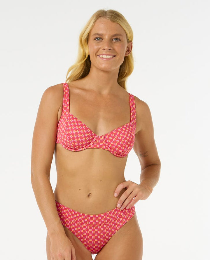 Rip Curl Shell Cove D-DD Balconette - RED - Sun Diego Boardshop