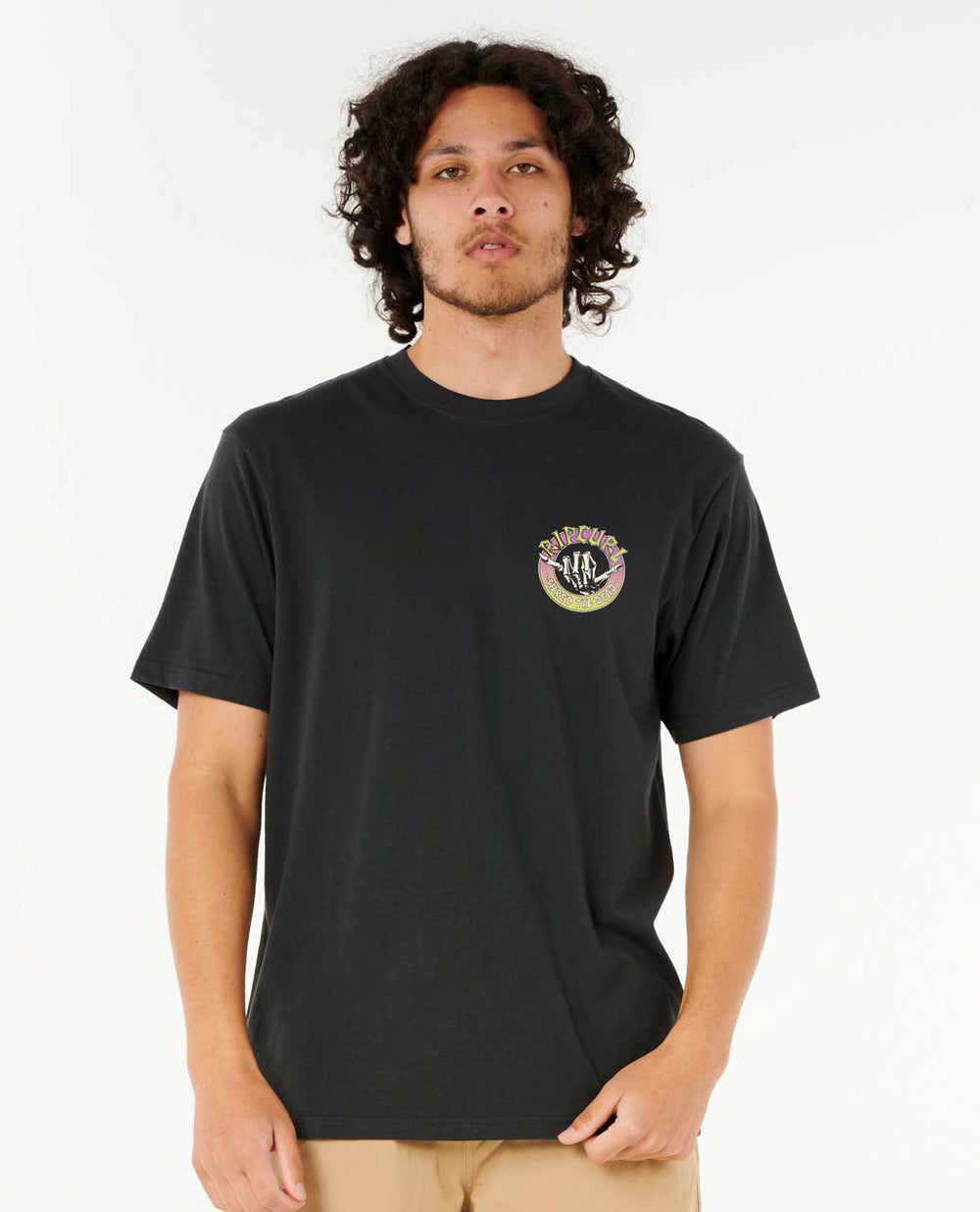 Rip Curl Shred Til Tee - Washed Black - Sun Diego Boardshop