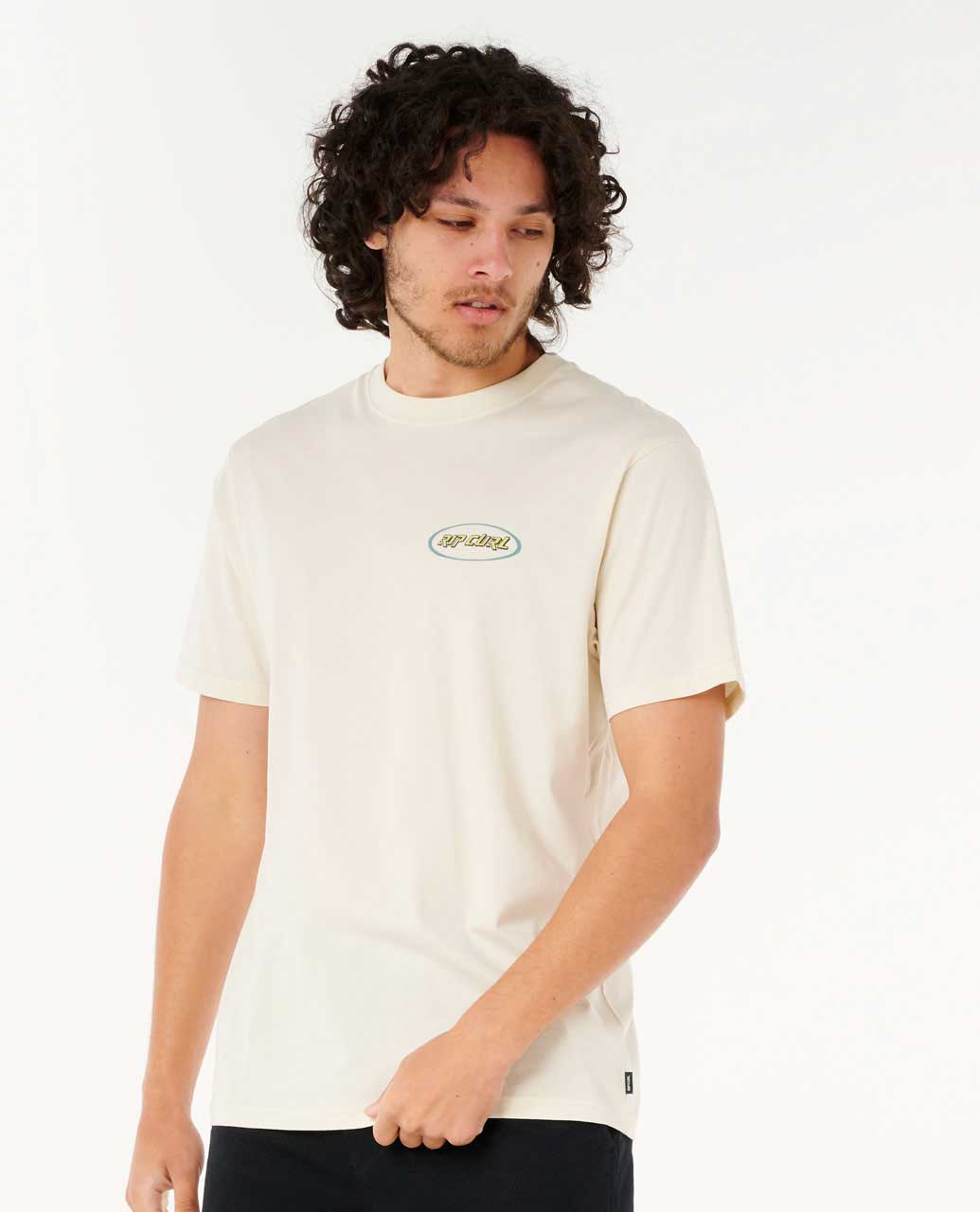 Rip Curl Rituals Oval Tee - Bone - Sun Diego Boardshop