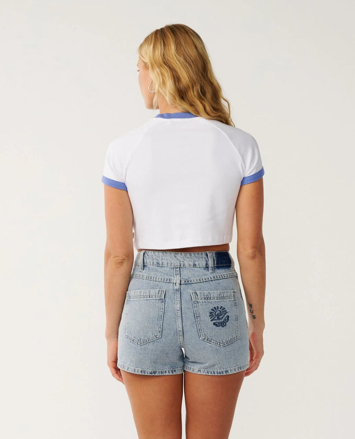 Rip Curl Women's Bossa Nova Baby Tee - White