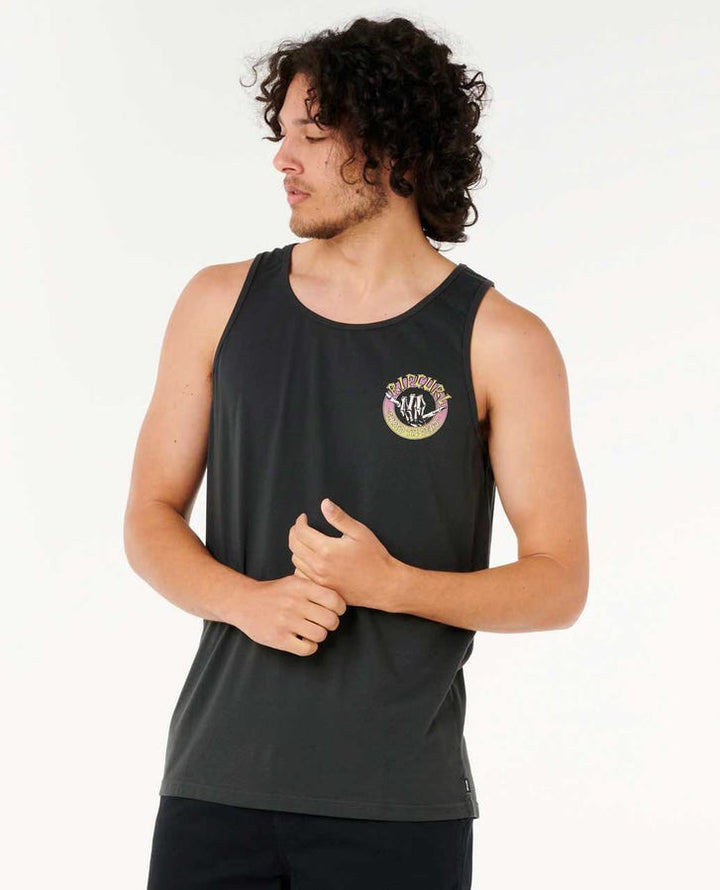 Rip Curl Shred Till Tank - 8264 Washed Black - Sun Diego Boardshop