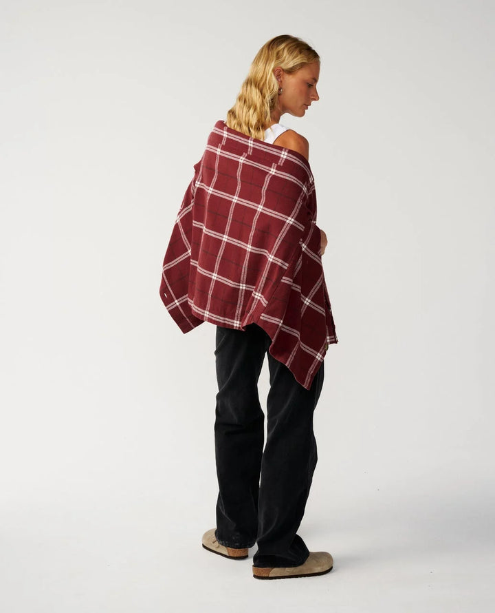 Rip Curl Women's Venture Flannel Shirt - Dark Plum