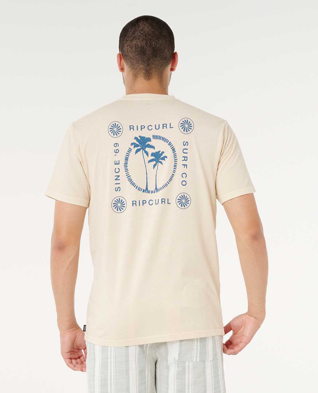 Rip Curl Mod Cali Two Palms Tee - Vintage White