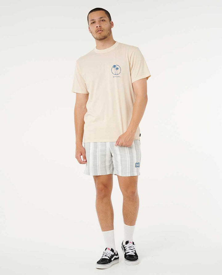 Rip Curl Mod Cali Two Palms Tee - Vintage White