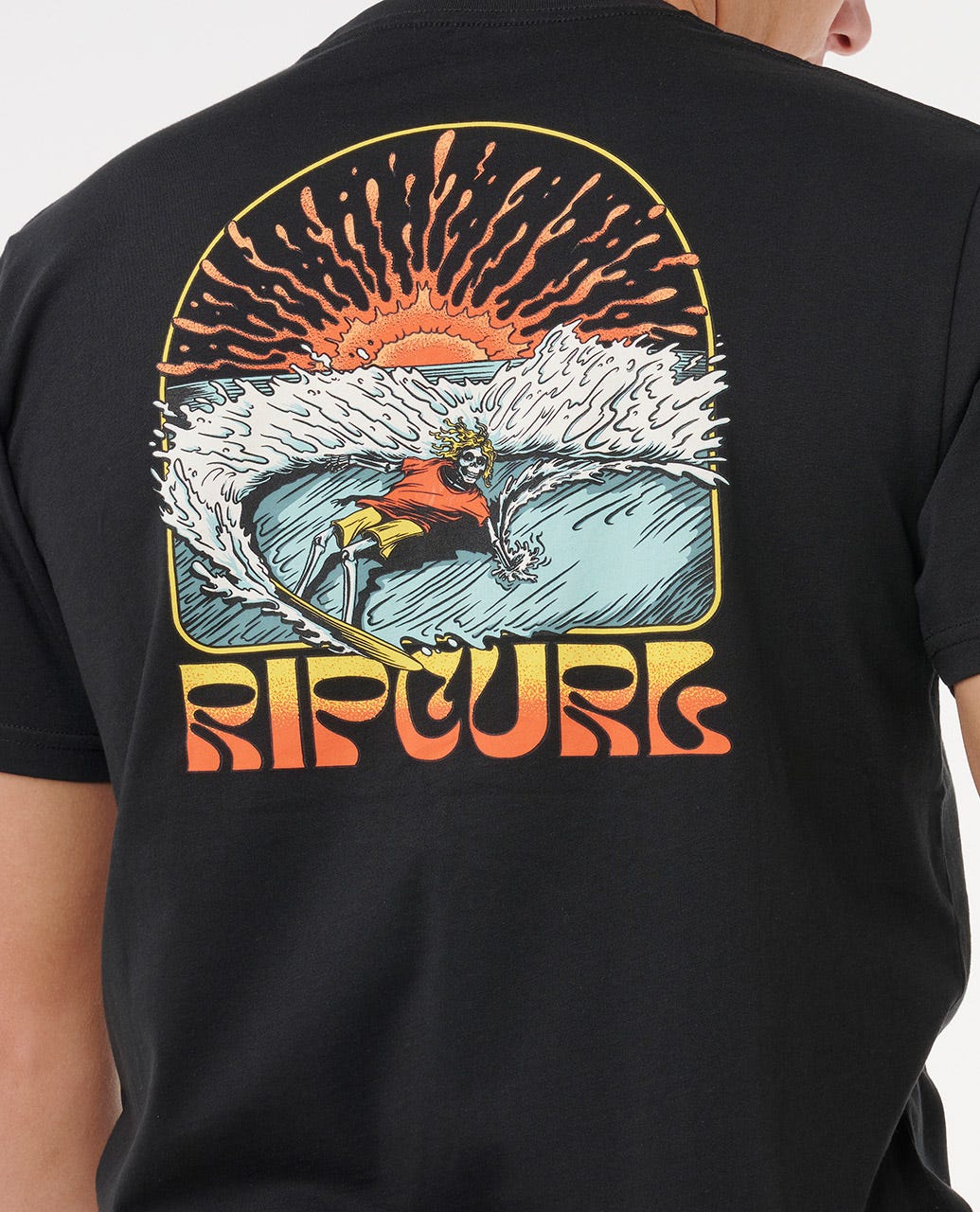 Rip Curl Grateful Shred Standard Tee - Black - Sun Diego Boardshop