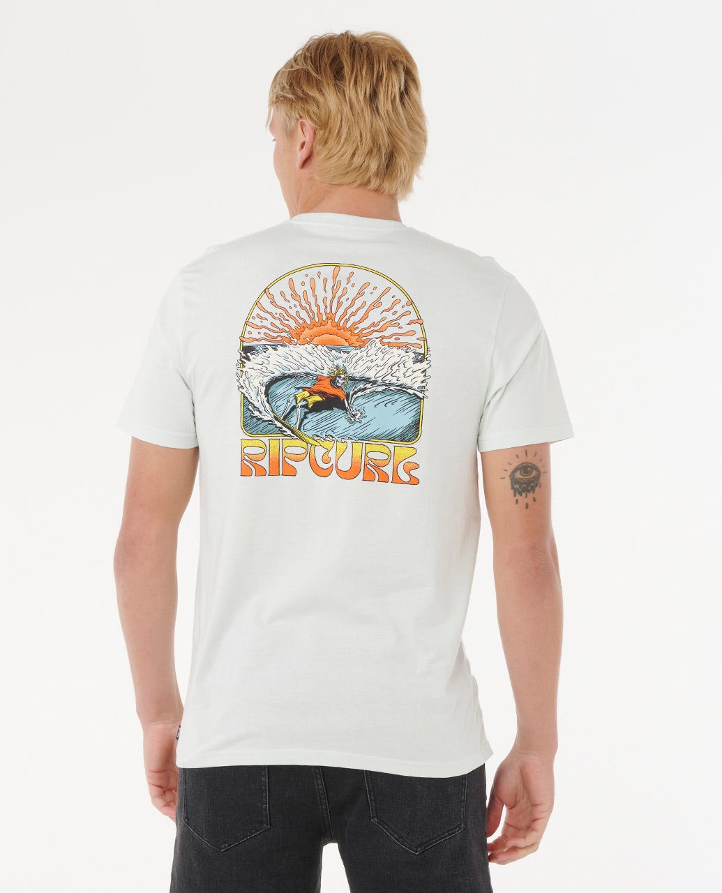 Rip Curl Grateful Shred Standard Tee - Green Mist - Sun Diego Boardshop