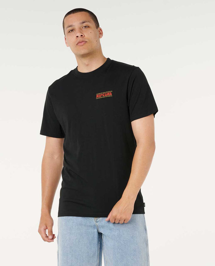 Rip Curl Shredding Tee - Black