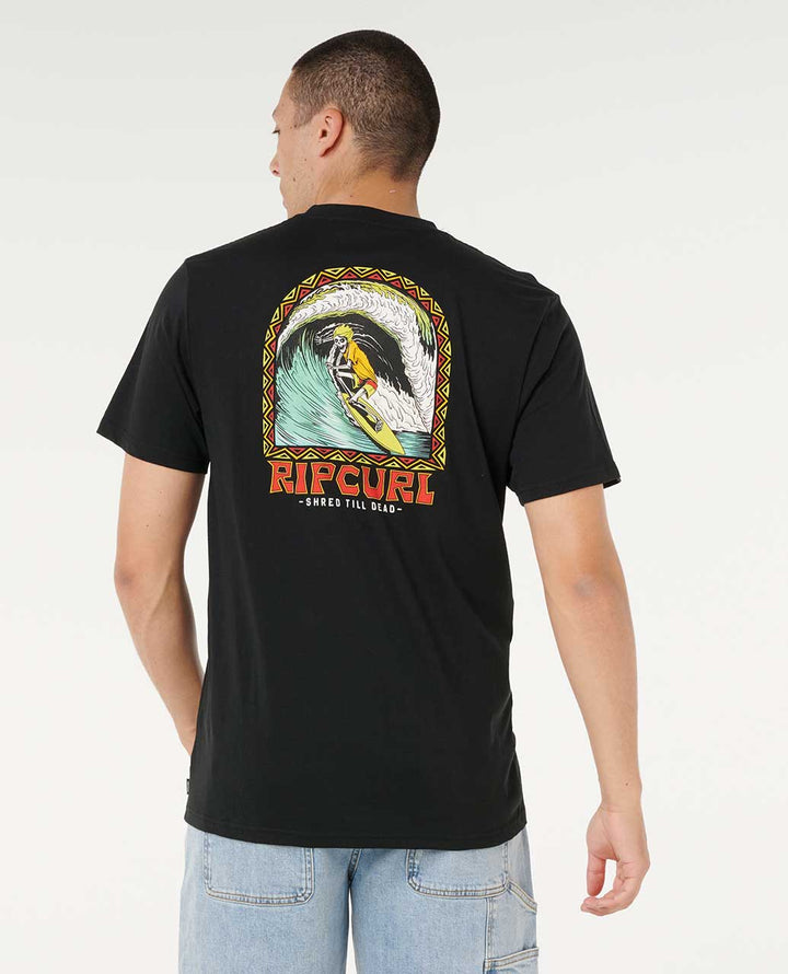 Rip Curl Shredding Tee - Black