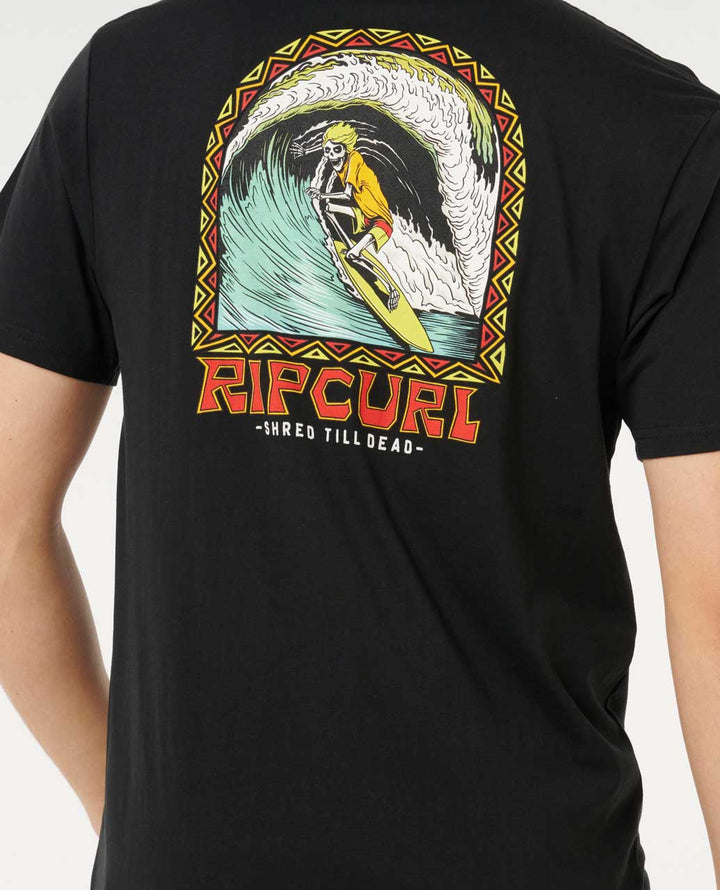 Rip Curl Shredding Tee - Black