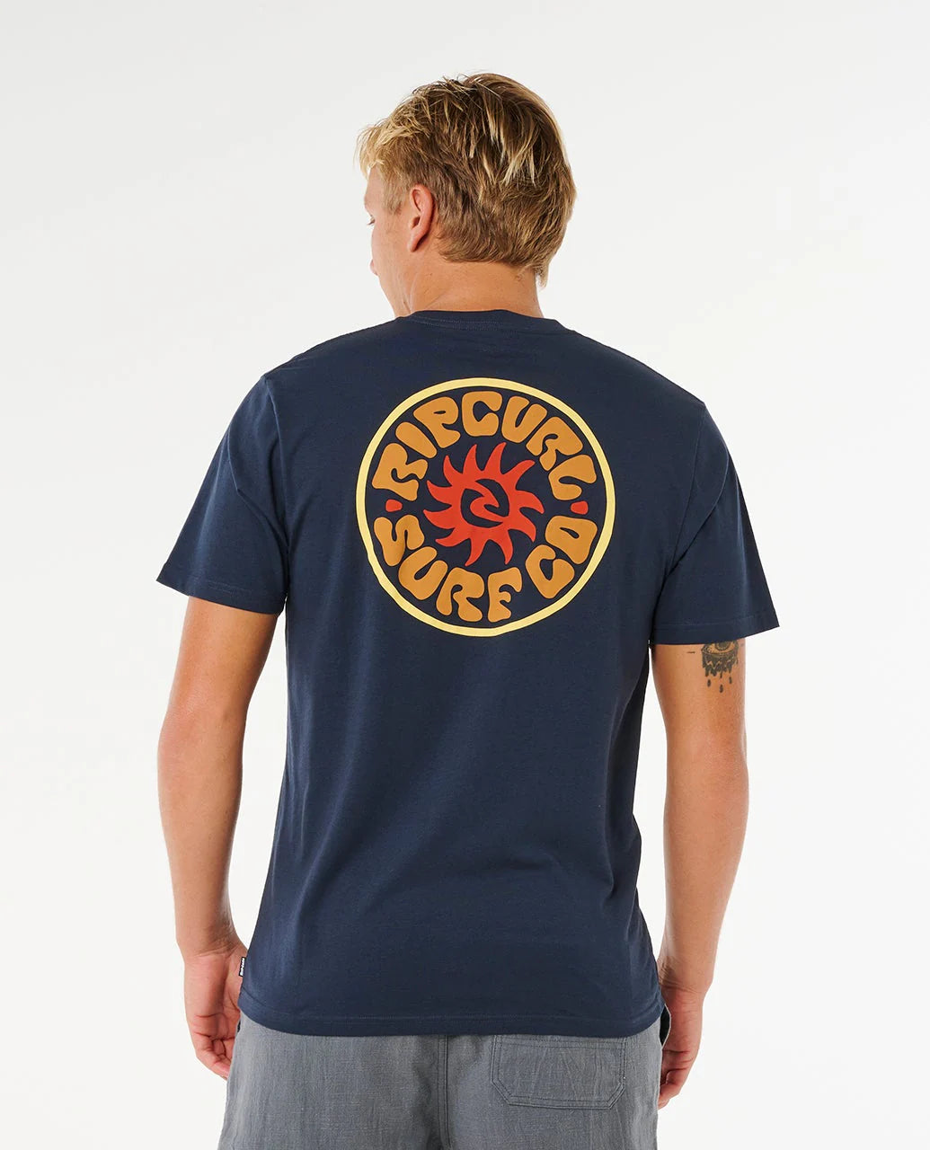 Rip Curl Pacific Rinse Circle Relaxed Tee - Dark Navy - Sun Diego Boardshop