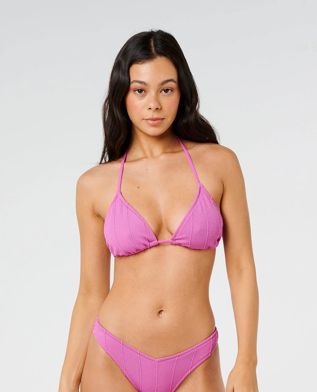Rip Curl Women's Vibe Surf Multi Fit Triangle Bikini Top - Purple Pink - Sun Diego Boardshop