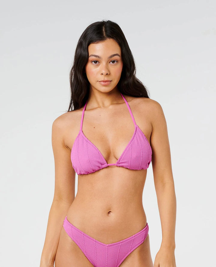 Rip Curl Women's Vibe Surf Multi Fit Triangle Bikini Top - Purple Pink - Sun Diego Boardshop