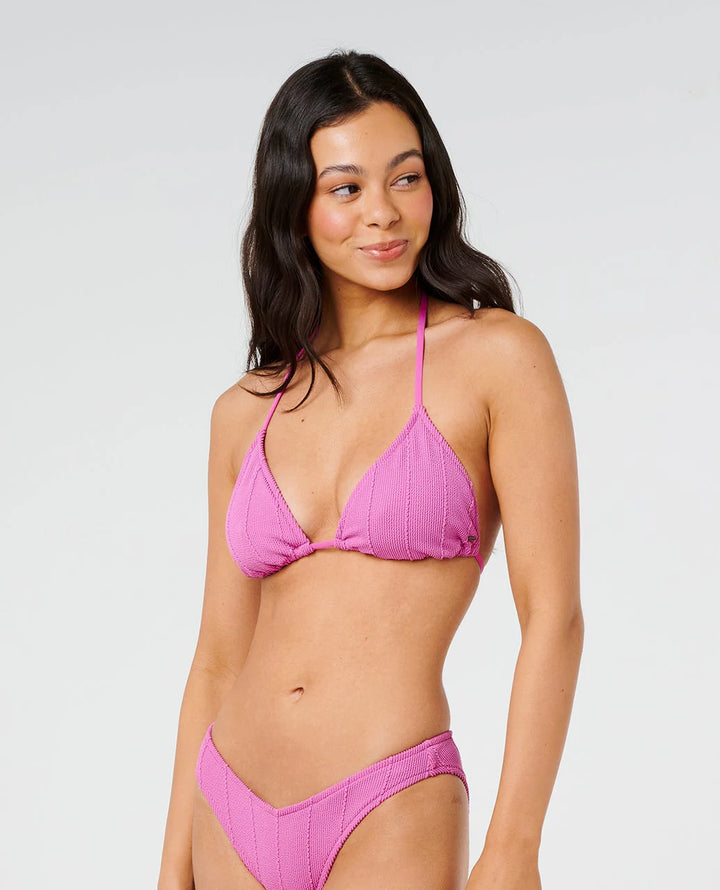 Rip Curl Women's Vibe Surf Multi Fit Triangle Bikini Top - Purple Pink - Sun Diego Boardshop