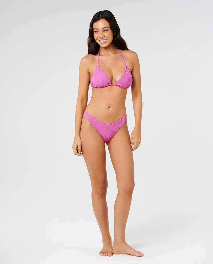 Rip Curl Women's Vibe Surf Multi Fit Triangle Bikini Top - Purple Pink - Sun Diego Boardshop