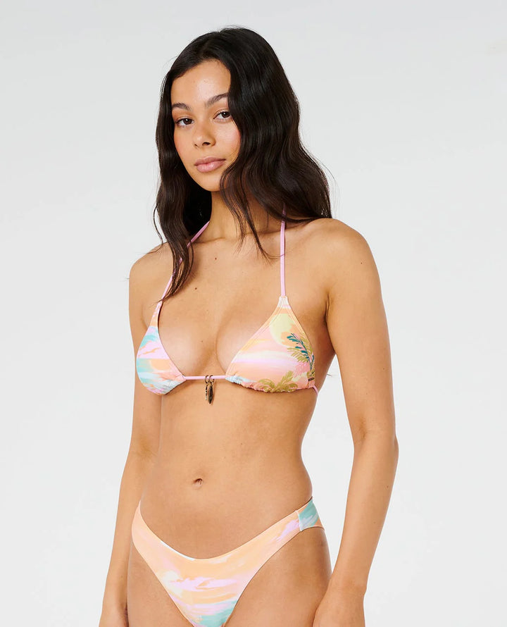 Rip Curl Women's Topanga Canyon Sliding Triangle Bikini Top - Peach - Sun Diego Boardshop