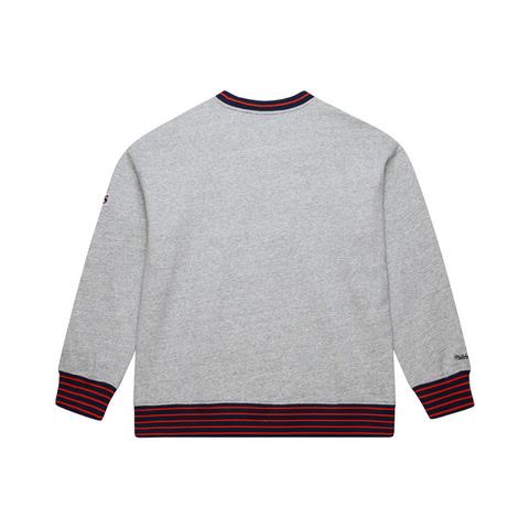 Mitchell & Ness San Diego Padres Throw It Back Vintage Crew - GREY HEATHER - Sun Diego Boardshop