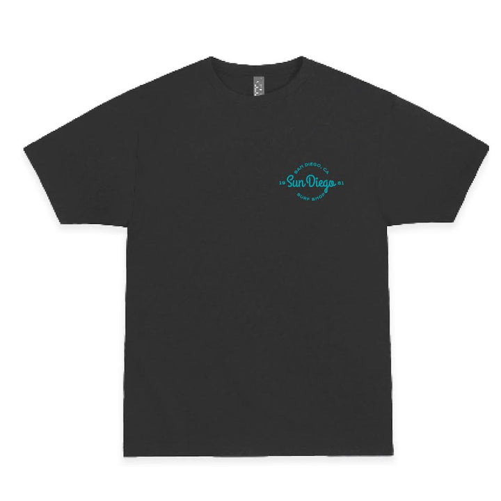 Sun Diego WellRounded Tee - VINTAGE BLACK - Sun Diego Boardshop