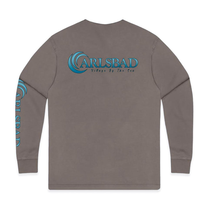 Sun Diego Carlsbad Village Long Sleeve Tee - CINDER - Sun Diego Boardshop