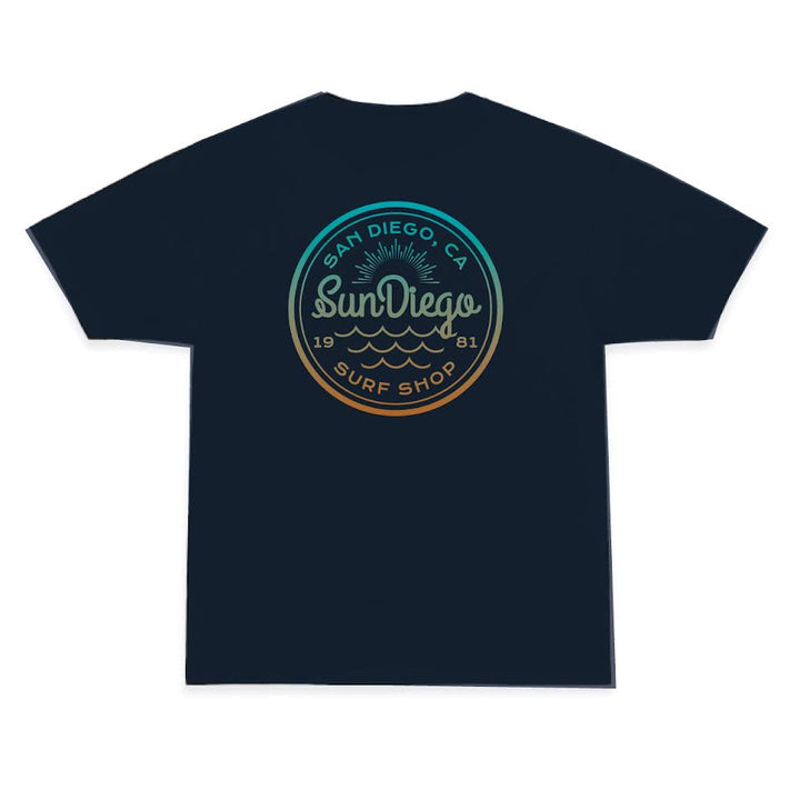 Sun Diego WellRounded Tee - WASHED NAVY - Sun Diego Boardshop