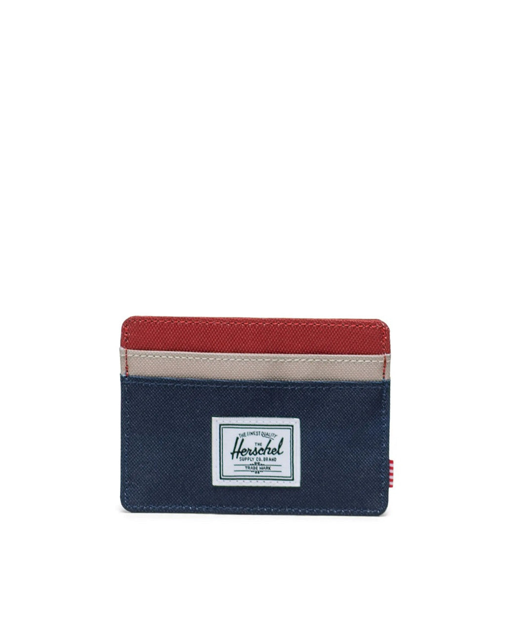 Herschel Supply Co Charlie Cardholder Wallet - BLACK IRIS/RED OCHRE/TWILL - Sun Diego Boardshop