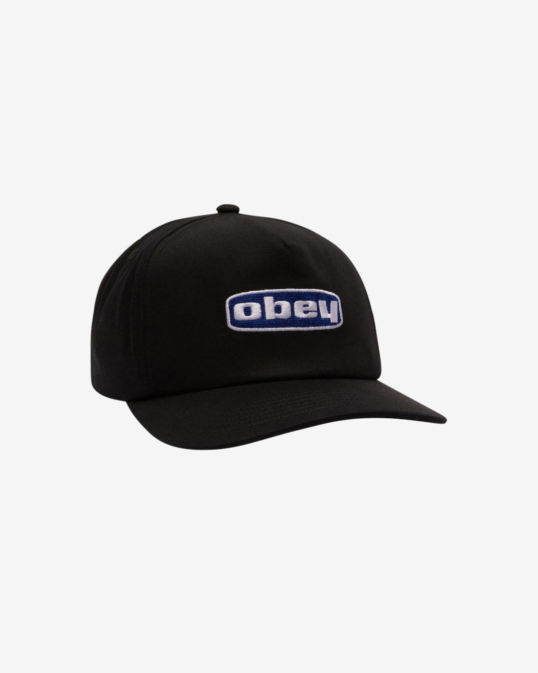 Obey RANKIN 5 PANEL SNAPBACK - BLACK - Sun Diego Boardshop