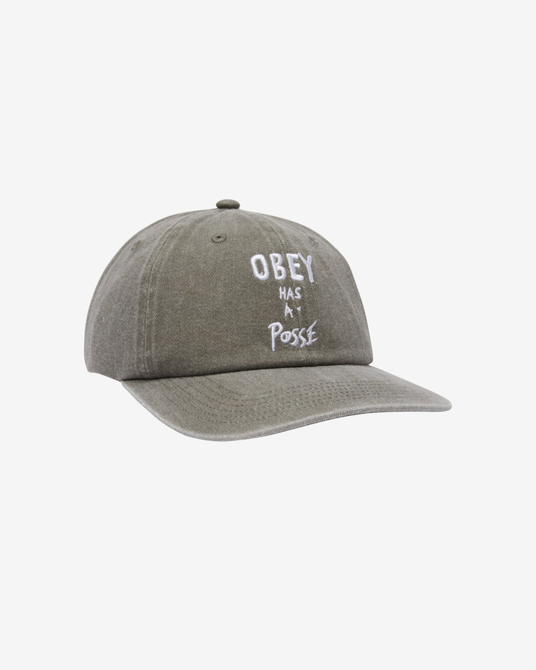 Obey PIGMENT POSSE 6 PANEL SNAPBACK - PIGMENT OLIVE - Sun Diego Boardshop