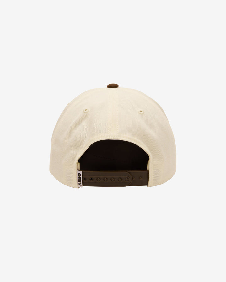 Obey 2-TONE 6 PANEL SNAPBACK - UNBLEACHED MULTI - Sun Diego Boardshop