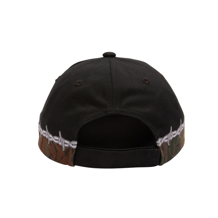 Obey Not Right 6 Panel Velcro Back - BLACK MULTI - Sun Diego Boardshop