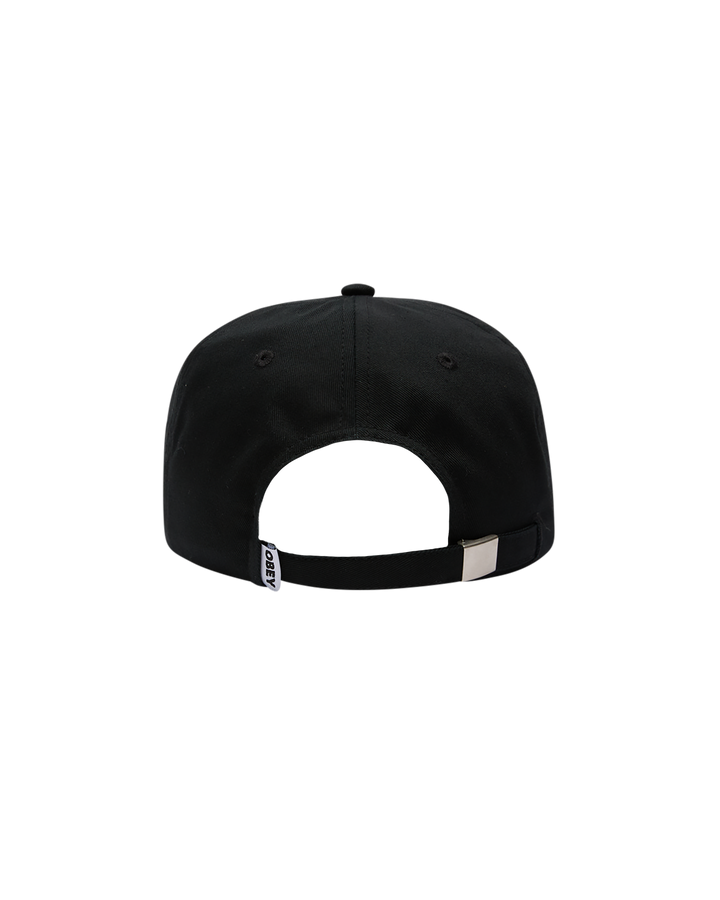 Obey Oval Strapback - Black - Sun Diego Boardshop