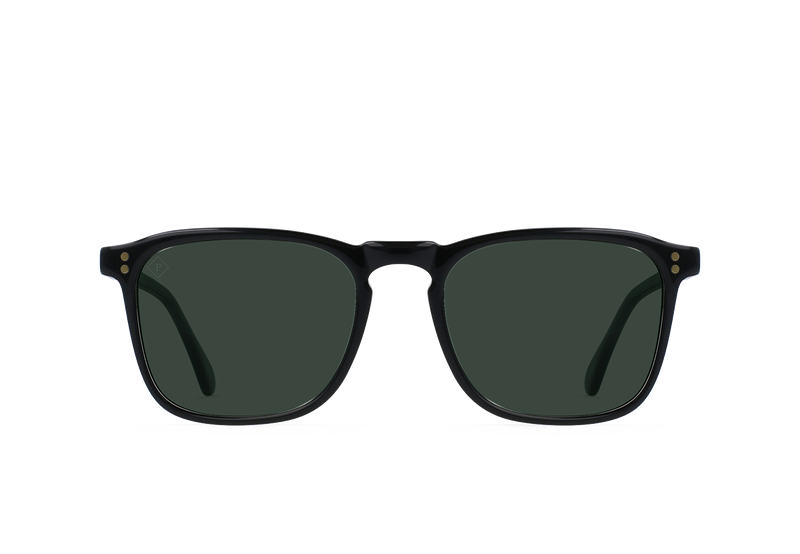 RAEN Wiley Sunglasses - RECYCLED BLACK/GREEN POLAR - Sun Diego Boardshop