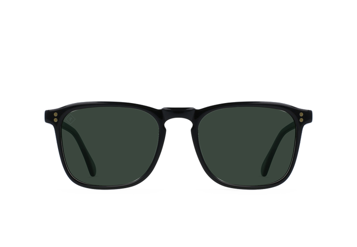 RAEN Wiley Sunglasses - RECYCLED BLACK/GREEN POLAR - Sun Diego Boardshop