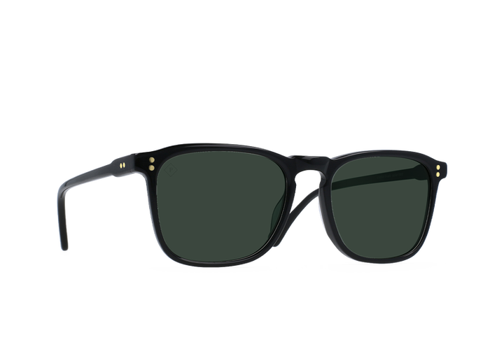 RAEN Wiley Sunglasses - RECYCLED BLACK/GREEN POLAR - Sun Diego Boardshop