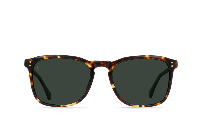 RAEN Wiley Sunglasses - BRINDLE TORT/GREEN POLAR - Sun Diego Boardshop