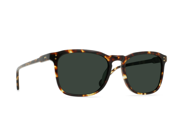 RAEN Wiley Sunglasses - BRINDLE TORT/GREEN POLAR - Sun Diego Boardshop