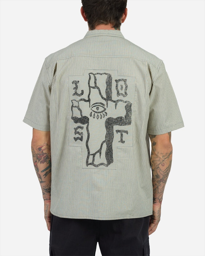 Lost ENTERPRISES Overtime Woven - VINTAGE WHITE - Sun Diego Boardshop