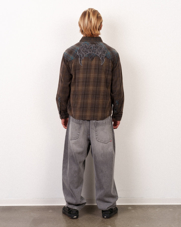 Lost Men's Mayhem Mix Flannel Black - Black - Sun Diego Boardshop